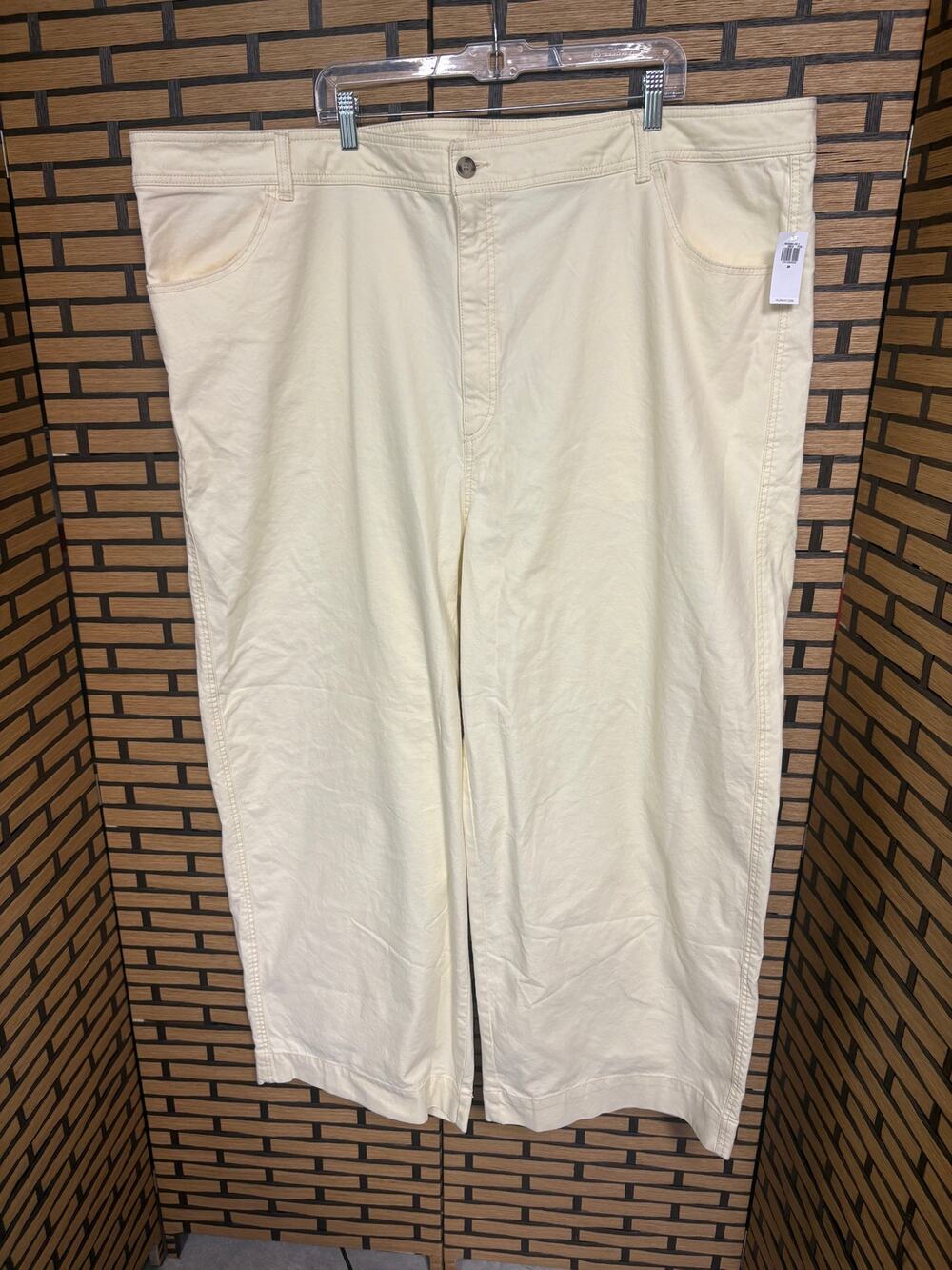 Old Navy Yellow Extra High‎ Rise Wide Leg Pants Size 28